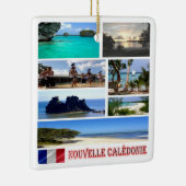 zNC003ニューカレドニア,モザイク,オセアニア, セラミックオーナメント (右)