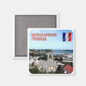 zNC004 NOUMEA，ニューカレドニア，オセアニア，冷蔵庫マーン マグネット (正面/裏面)