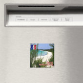 zNC007 OUVEA，ニューカレドニア，オセアニア，冷蔵庫 マグネット (インサイチュ (食洗機))