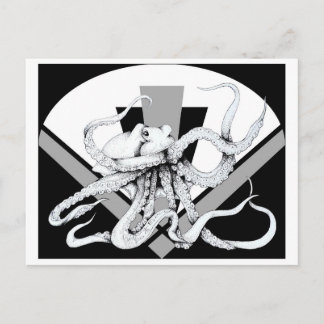 ZNDCスタジオのタコ塔はがき ポストカード