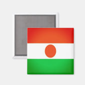 zNE001 NIGER国旗、アフリカ、冷蔵庫 マグネット (正面/裏面)