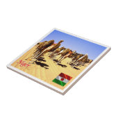 zNE007 NIGER, Oasis Bilma,アフリカ, タイル (側面)