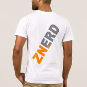 ZNERD. Tシャツ (裏面)