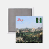 zNG004 ABUJA,ナイジェリア,アフリカ,冷蔵庫 マグネット (正面/裏面)