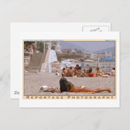 ZNICEGoldBikiniの複数形 ポストカード (正面/裏面)