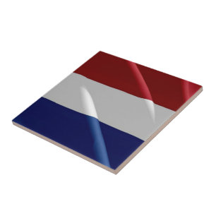 zNL002 オランダ 国旗 旗 波 タイル