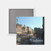 zNL005 EINDOHOVEN、オランダ、ヨーロッパ、冷蔵庫 マグネット (正面/裏面)