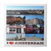 zNL012 AMSTERDAM "I Love", タイル (正面)