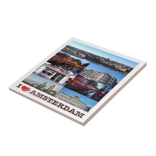 zNL012 AMSTERDAM "I Love", タイル (側面)