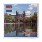 zNL015 RIJKSMUSEUMアムステルダム、オランダ, タイル (正面)