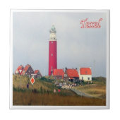 zNL023 TEXEL LIGHT HOUSEフリジア諸島, タイル (正面)