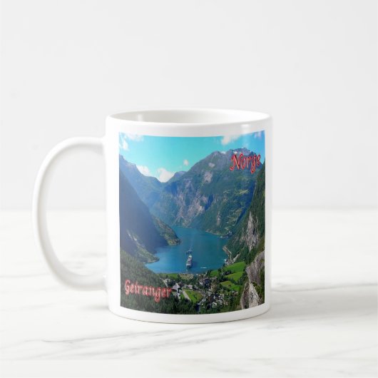 zNO005 GEIRANGER,ノルウェー,ヨーロッパ, コーヒーマグカップ (左)