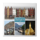 zNO009 BERGEN、ノルウェー、ヨーロッパ、 タイル (正面)