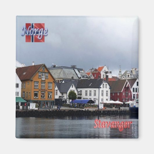 zNO010 STAVANGER,ノルウェー,ヨーロッパ,冷蔵庫 マグネット (正面)