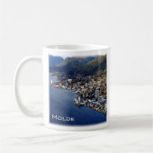 zNO012 MOLDE，ノルウェー，ヨーロッパ， コーヒーマグカップ (左)