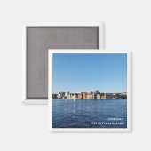 zNO025 KRISTANSUND，ノルウェー，ヨーロッパ，冷蔵庫 マグネット (正面/裏面)