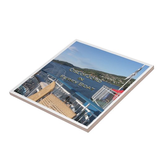 zNO057 OSLOFJORD,オスロ・コペンハーゲンのフェリー船, タイル (側面)
