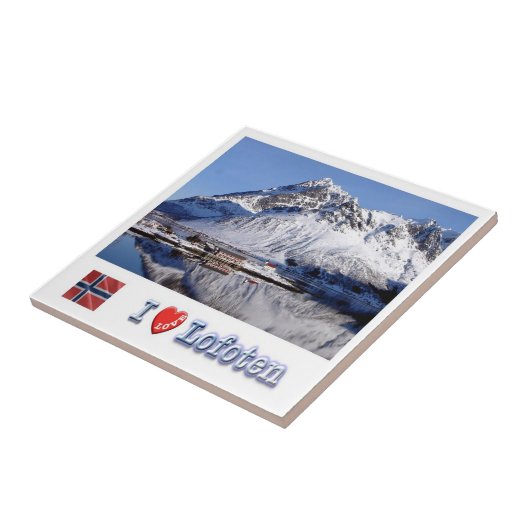 zNO063 SILDPOLLNESET, Lofoten，ノルウェー， タイル (側面)