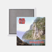 zNO071 GEIRANGERFJORDEN，ノルウェー，ヨーロッパ，冷蔵庫 マグネット (正面/裏面)