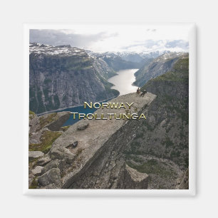 zNO083 TROLLTUNGAパノラマ,ノルウェー,ヨーロッパ,冷蔵庫 マグネット