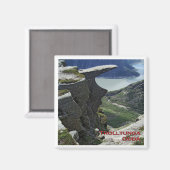zNO084 TROLLTUNGA, ODA，ノルウェー，冷蔵庫 マグネット (正面/裏面)