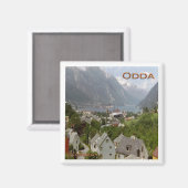 zNO113 HARDANGERFJORD ODA，ノルウェー，冷蔵庫 マグネット (正面/裏面)