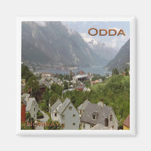 zNO113 HARDANGERFJORD ODA，ノルウェー，冷蔵庫 マグネット