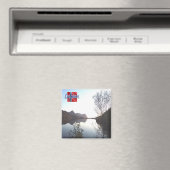 zNO137 LOFOTENパノラマ，ノルウェー，冷蔵庫 マグネット (インサイチュ (食洗機))