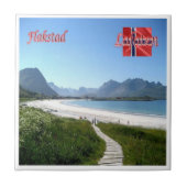 zNO142 FLAKSTAD、Lofoten、ノルウェー, タイル (正面)