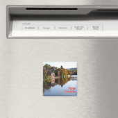 zNO150 TRONDHEIM、ノルウェー、ヨーロッパ、冷蔵庫 マグネット (インサイチュ (食洗機))
