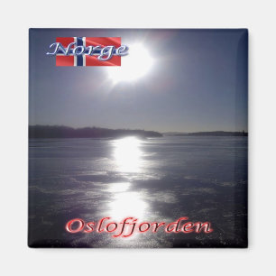 zNO161 OSLOFJORDEN，ノルウェー，ヨーロッパ，冷蔵庫 マグネット