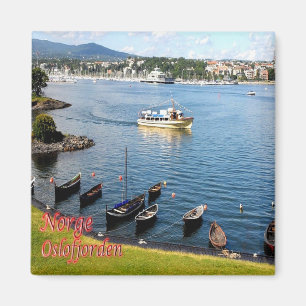zNO162 OSLOFJORDEN,ノルウェー,ヨーロッパ,冷蔵庫 マグネット