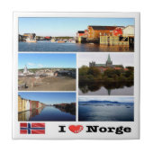 zNO170 NORGE "I Love"，ノルウェー， タイル (正面)