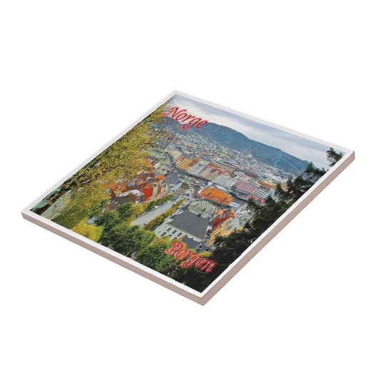 zNO177 BERGEN，ノルウェー，ヨーロッパ， タイル (側面)