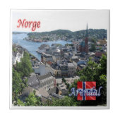zNO178 ARENDAL，ノルウェー，ヨーロッパ， タイル (正面)