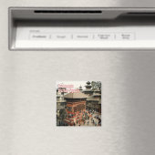 zNP003 Durbar Square KATHMANDU，ネパールアジア，冷蔵庫 マグネット (インサイチュ (食洗機))