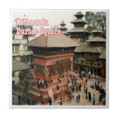 zNP003 Durbar Square KATHMANDU、ネパール・アジア、 タイル (正面)