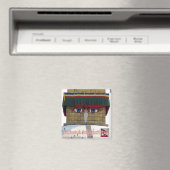 zNP006 Boudhanath Tupa KATHMANDU，ネパール，冷蔵庫 マグネット (インサイチュ (食洗機))