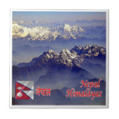 zNP013山脈ヒマラヤ，ネパール， タイル (正面)