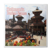 zNP017 Durbar Square KATHMANDU、ネパール・アジア、 タイル (正面)