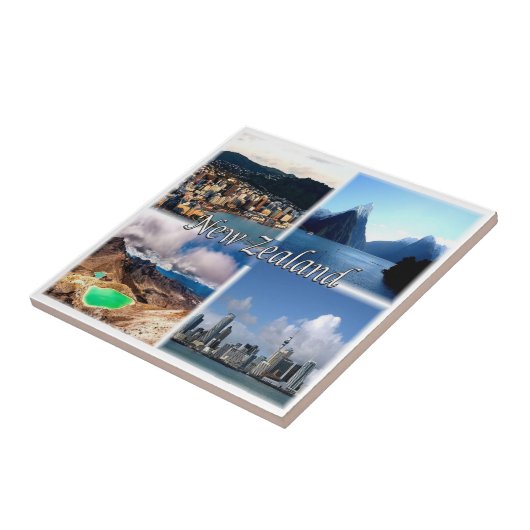 zNZ005ニュージーランド、モザイク、オセアニア、 タイル (側面)