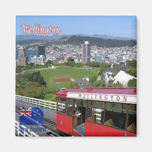 zNZ009 WELLINGTON,ケーブルカー,ニュージーランド,冷蔵庫 マグネット