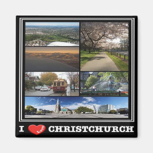 zNZ012 CHRISTCHURCH I LOVE,ニュージーランド,冷蔵庫 マグネット