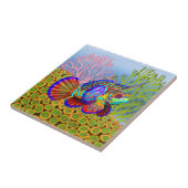 Zoanthidの珊瑚のタイルのマンダリンの魚 タイル (側面)