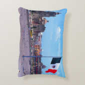 Zocalo、メキシコシティ、メキシコ アクセントクッション (裏面(縦))