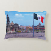 Zocalo、メキシコシティ、メキシコ アクセントクッション (裏面)