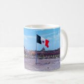 Zocalo、メキシコシティ、メキシコ コーヒーマグカップ (正面右)