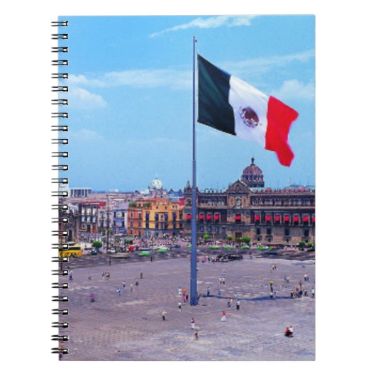Zocalo、メキシコシティ、メキシコ ノートブック (正面)