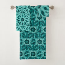 Zocalo by megyarsh bath towel set