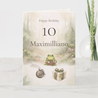 Zochiさんお誕生日おめでとう 10歳 カード